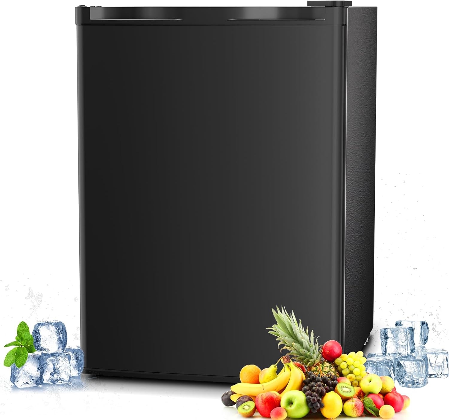 Mini Fridge with Freezer, Rated 1.6 cu. ft 58046RRE0 - Kismile