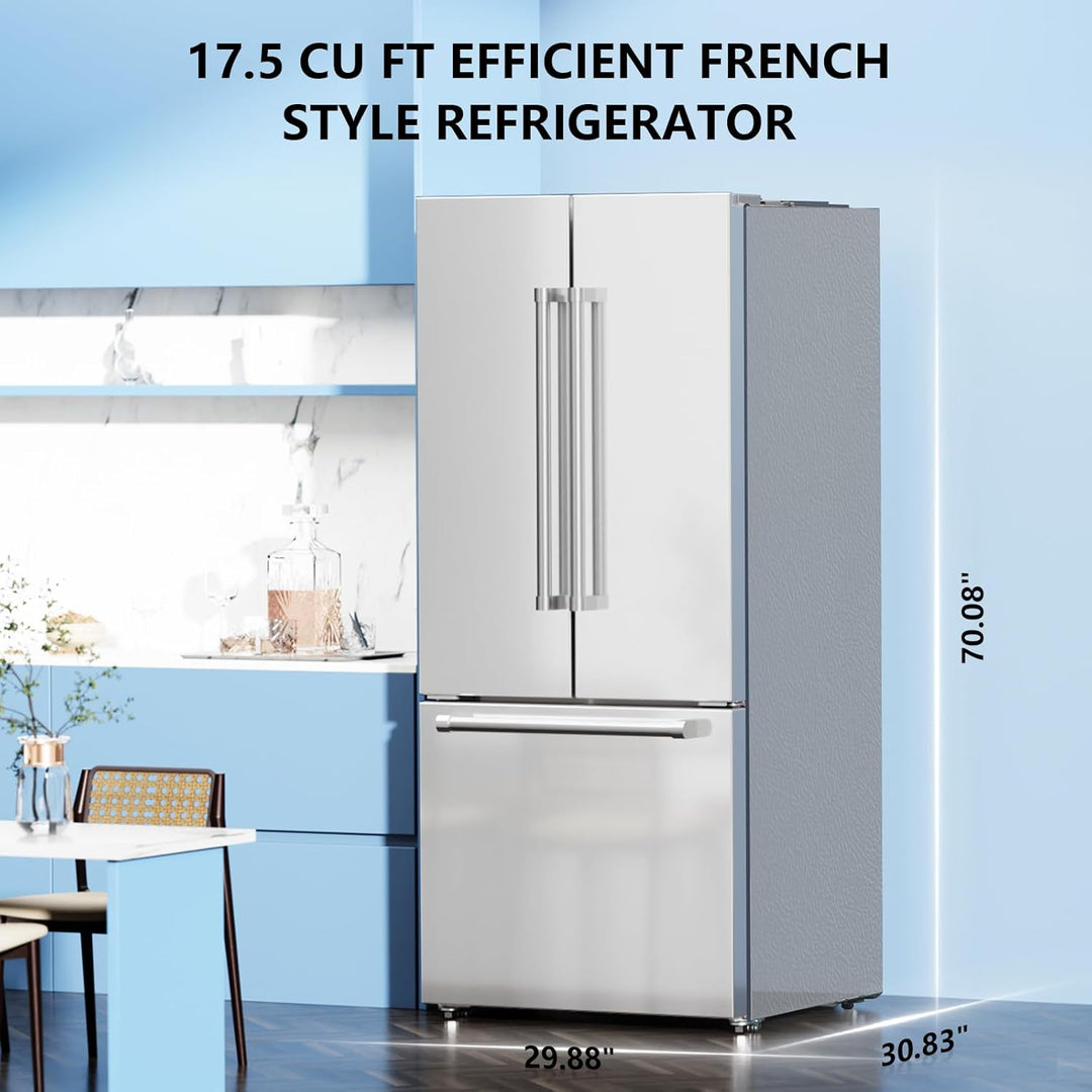 17.5 Cu Ft French Door Refrigerator 45013RLR0 - Kismile