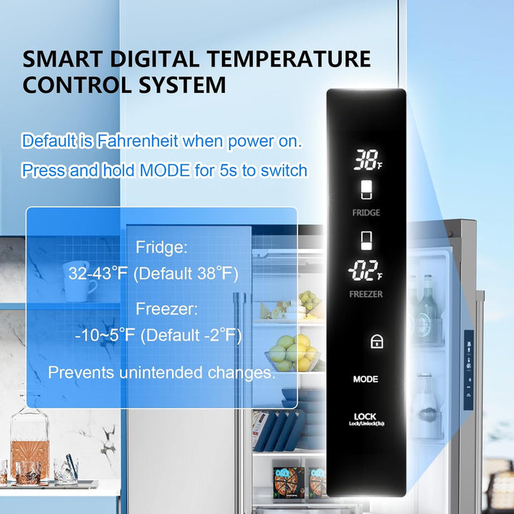 17.5 Cu Ft French Door Refrigerator 45013RLR0 - Kismile