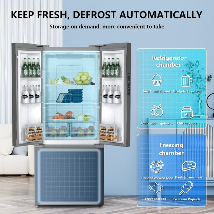 17.5 Cu Ft French Door Refrigerator 45013RLR0 - Kismile