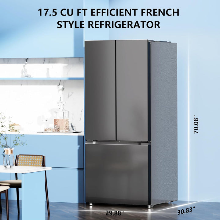 17.5 Cu Ft French Door Refrigerator 45013RLR0 - Kismile