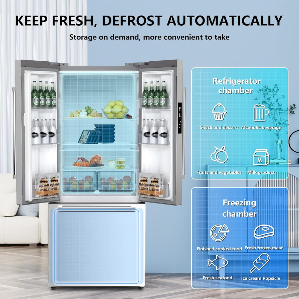 17.5 Cu Ft French Door Refrigerator 45013RLR0 - Kismile