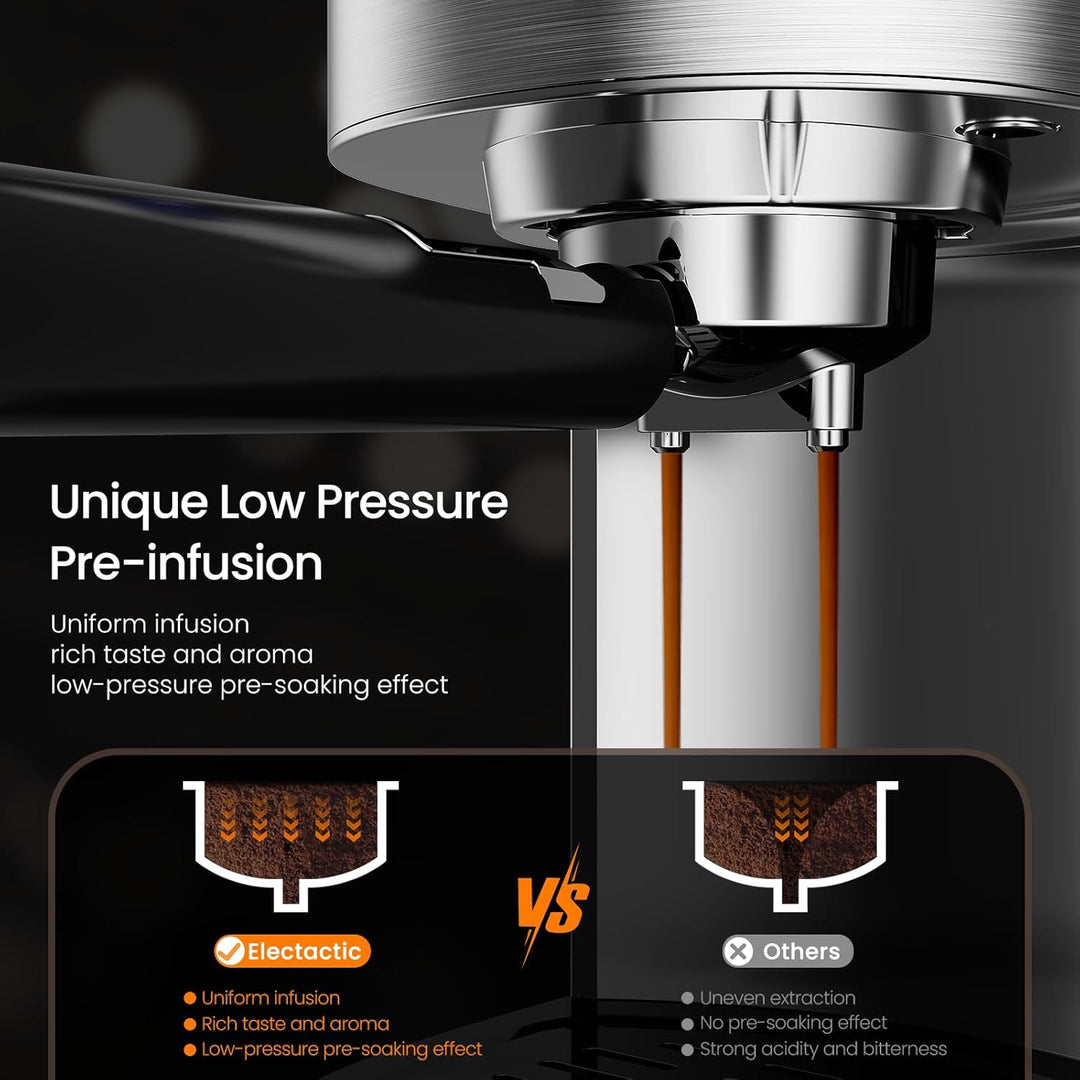 2 in 1 Espresso Machines Support Capsule Coffee Automatic Cappuccino Coffee Maker CM8054 - Kismile