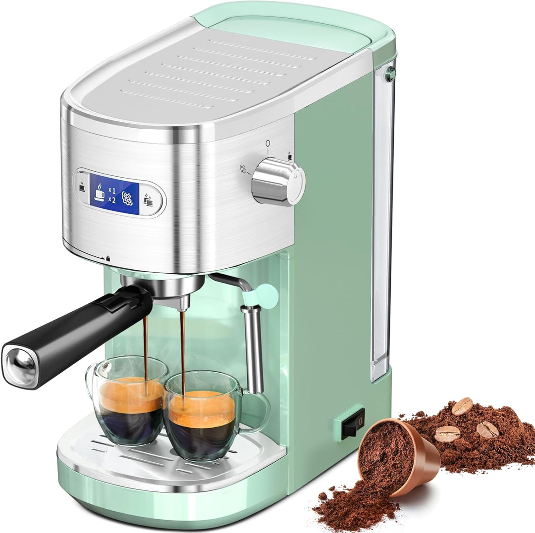 2 in 1 Espresso Machines Support Capsule Coffee Automatic Cappuccino Coffee Maker CM8054 - Kismile