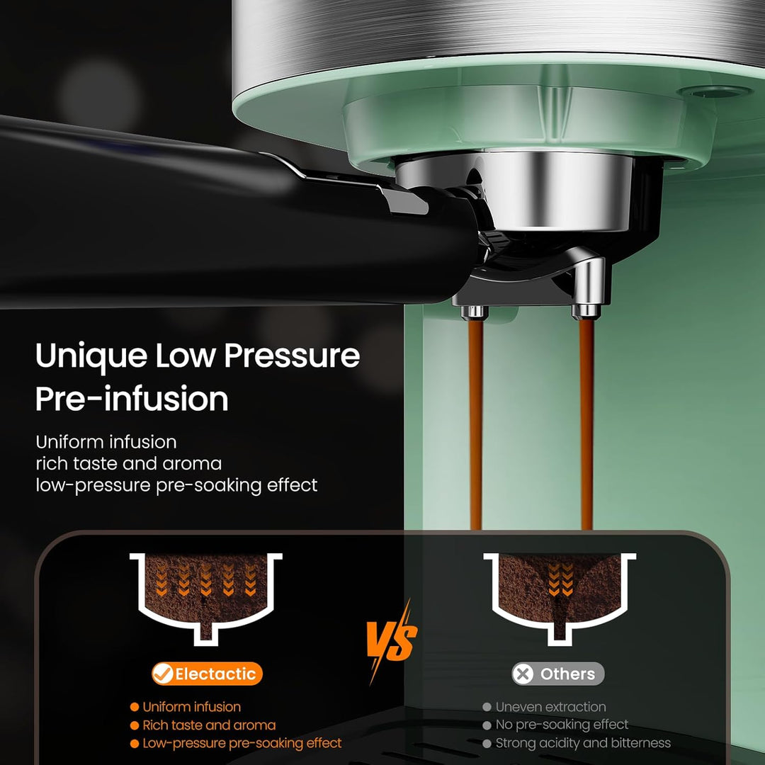 2 in 1 Espresso Machines Support Capsule Coffee Automatic Cappuccino Coffee Maker CM8054 - Kismile