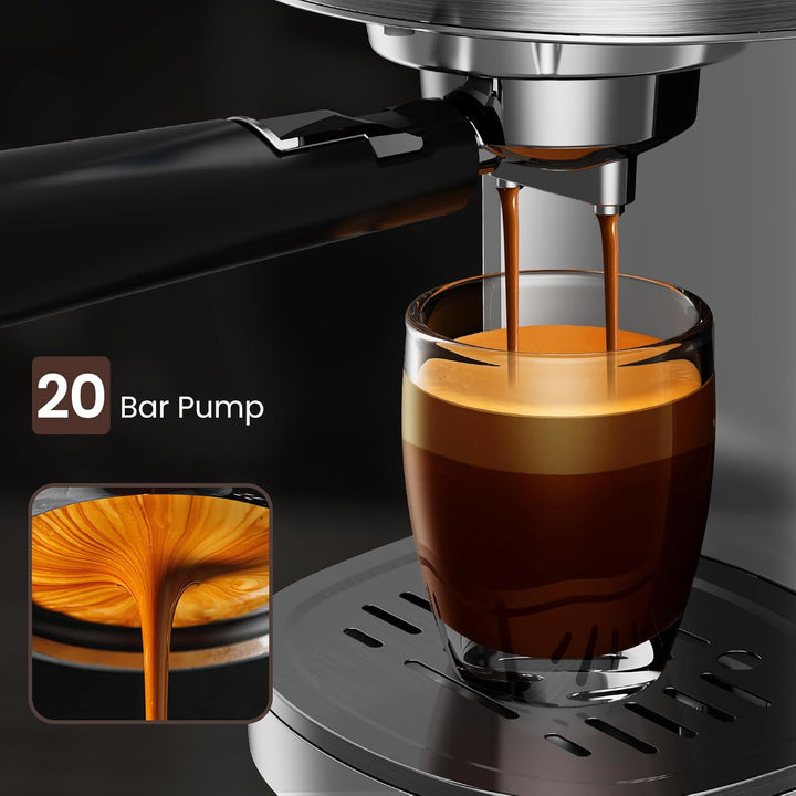 2 in 1 Espresso Machines Support Capsule Coffee Automatic Cappuccino Coffee Maker CM8054 - Kismile