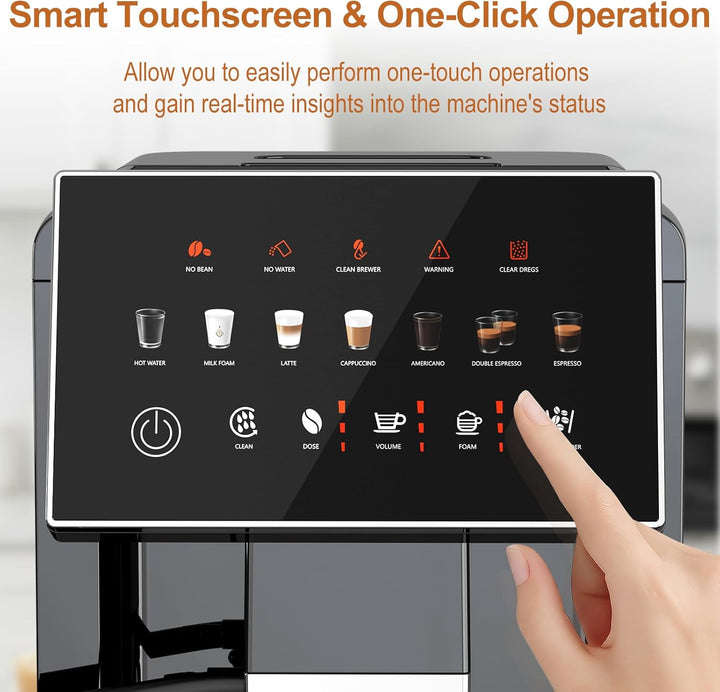 20 Bar Automatic Espresso Machine with Grinder 80002KCM1 - Kismile