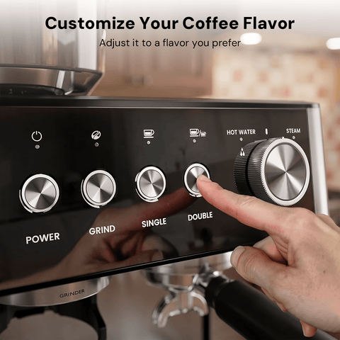 20 Bar Espresso Machines with Grinde CM8031 - Kismile