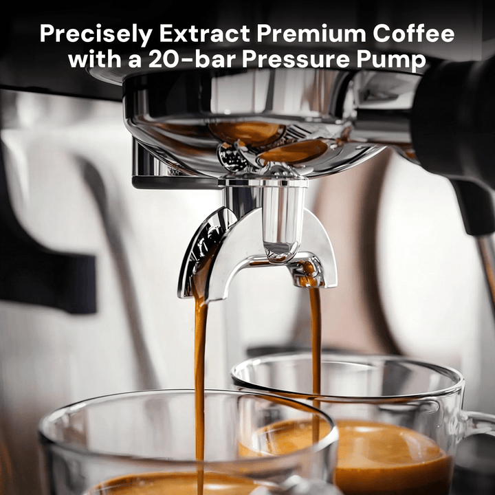 20 Bar Espresso Machines with Grinde CM8031 - Kismile
