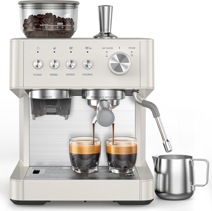 20 Bar Espresso Machines with Grinde CM8031 - Kismile