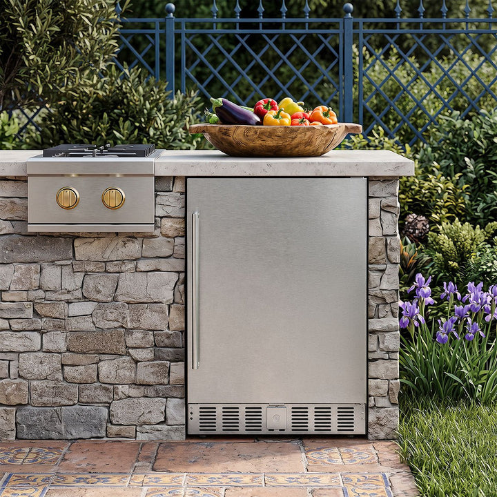 24 Inch Indoor/Outdoor Beverage Refrigerator 58145RKR0 - Kismile