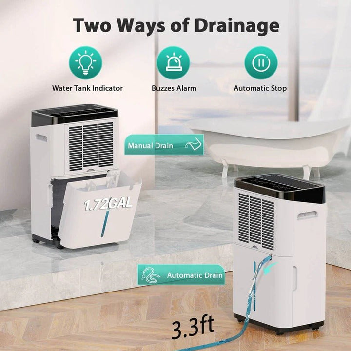 24 Pints Dehumidifier D4212B - Kismile