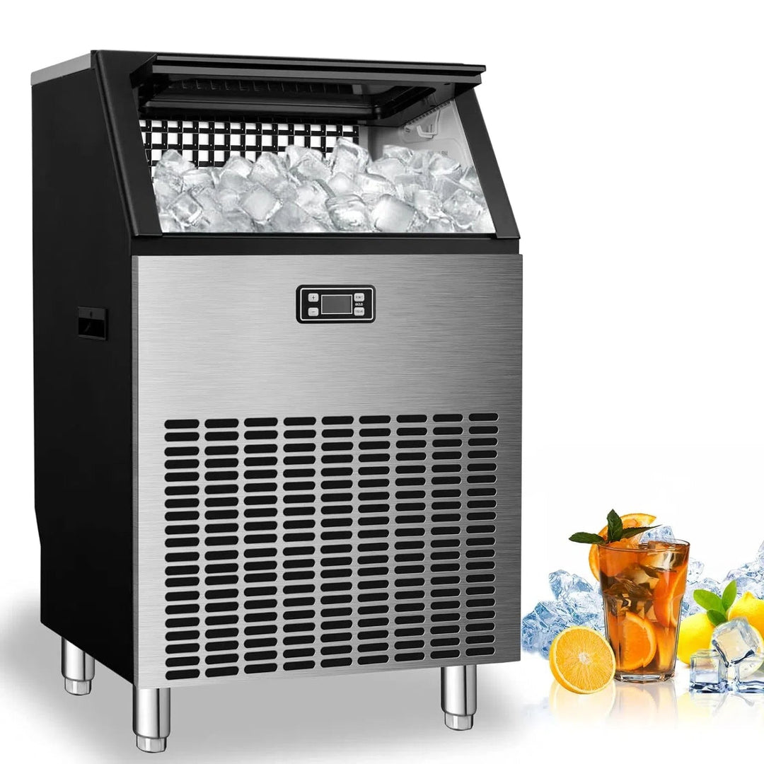 265LBS Freestanding Commercial Ice Maker - Kismile