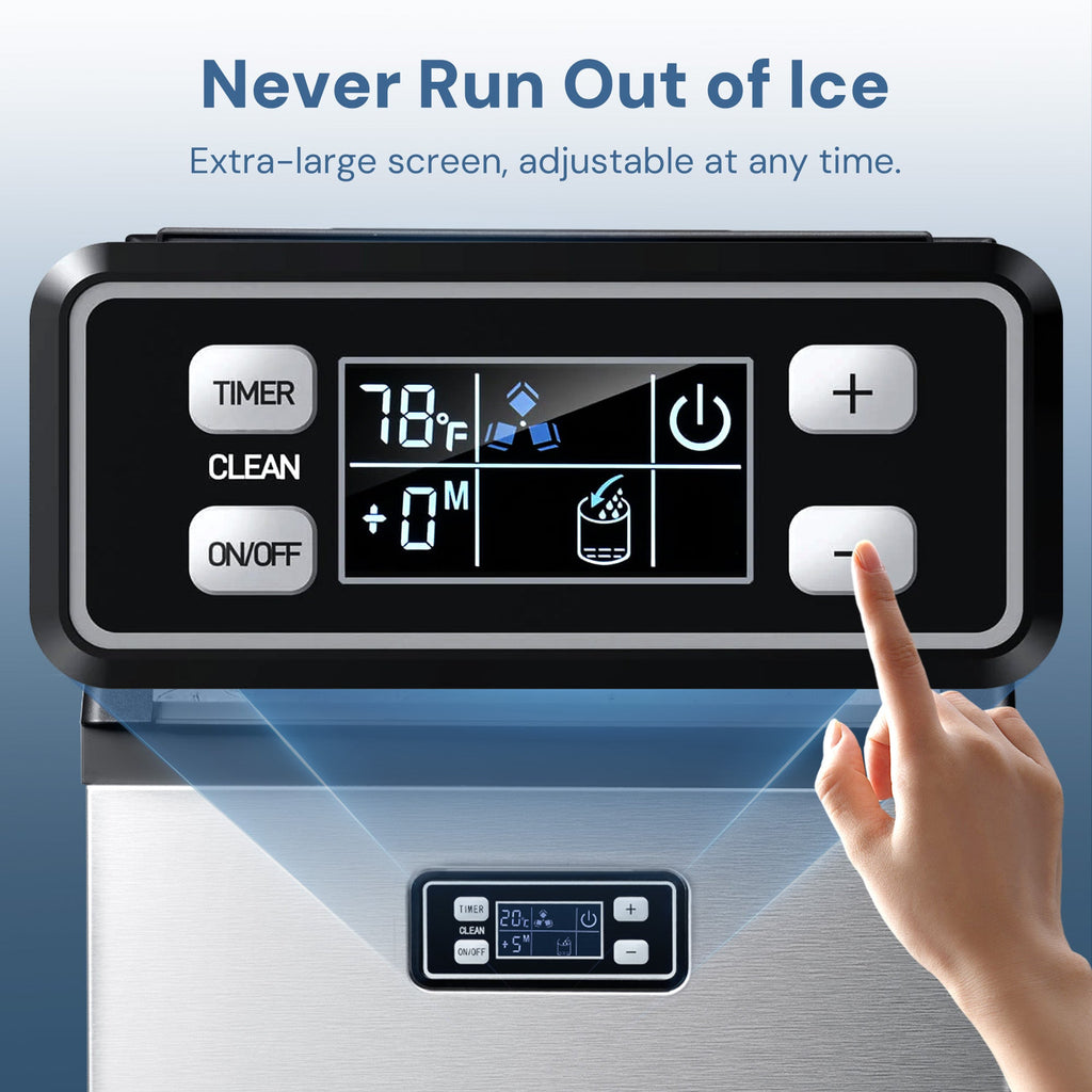 265LBS Freestanding Commercial Ice Maker - Kismile