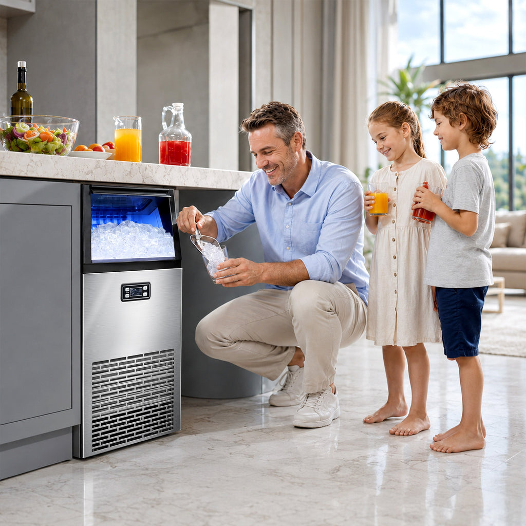 265LBS Freestanding Commercial Ice Maker - Kismile