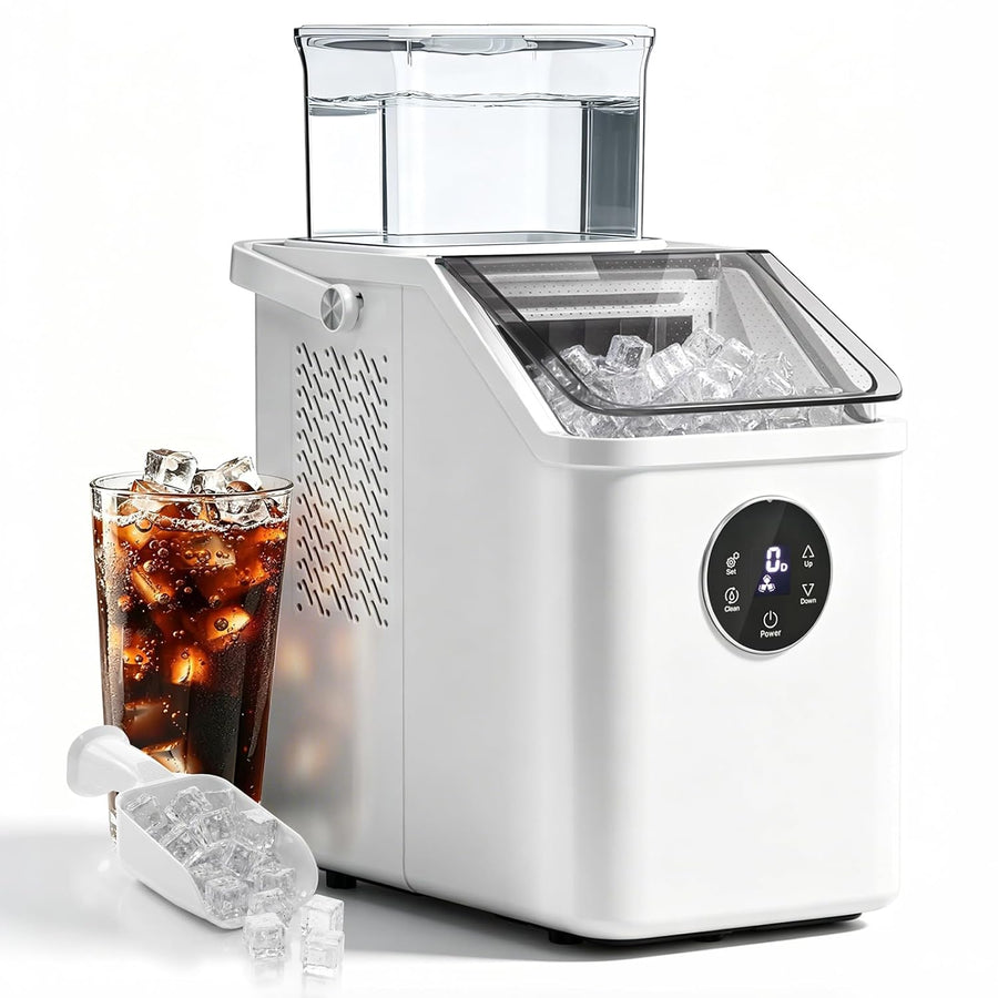 26Lbs/Day Countertop Ice Cube Maker IM5812F - Kismile