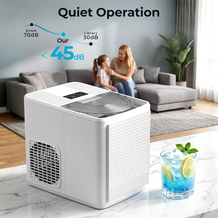 27lbs/24H Bullet Ice Maker Countertop IM5812XH - Kismile
