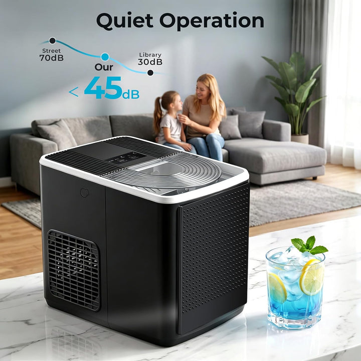 27lbs/24H Bullet Ice Maker Countertop IM5812XH - Kismile
