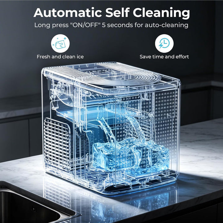 27lbs/24H Bullet Ice Maker Countertop IM5812XH - Kismile