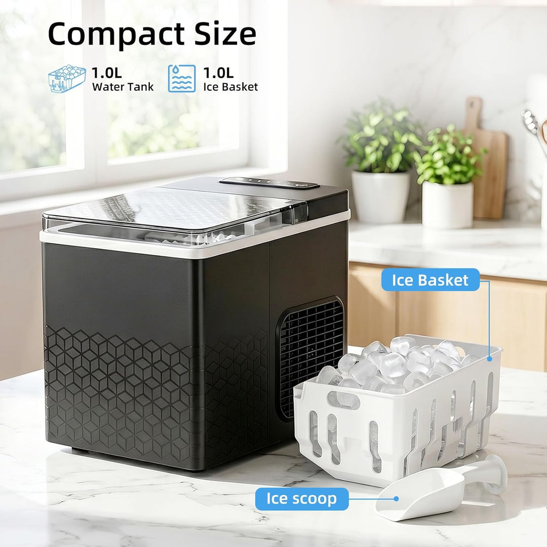 27Lbs/24H Countertop Bullet Ice Maker IM5812V - Kismile