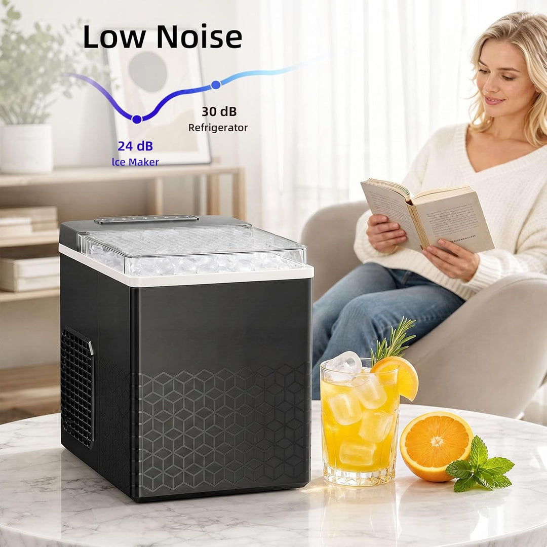 27Lbs/24H Countertop Bullet Ice Maker IM5812V - Kismile
