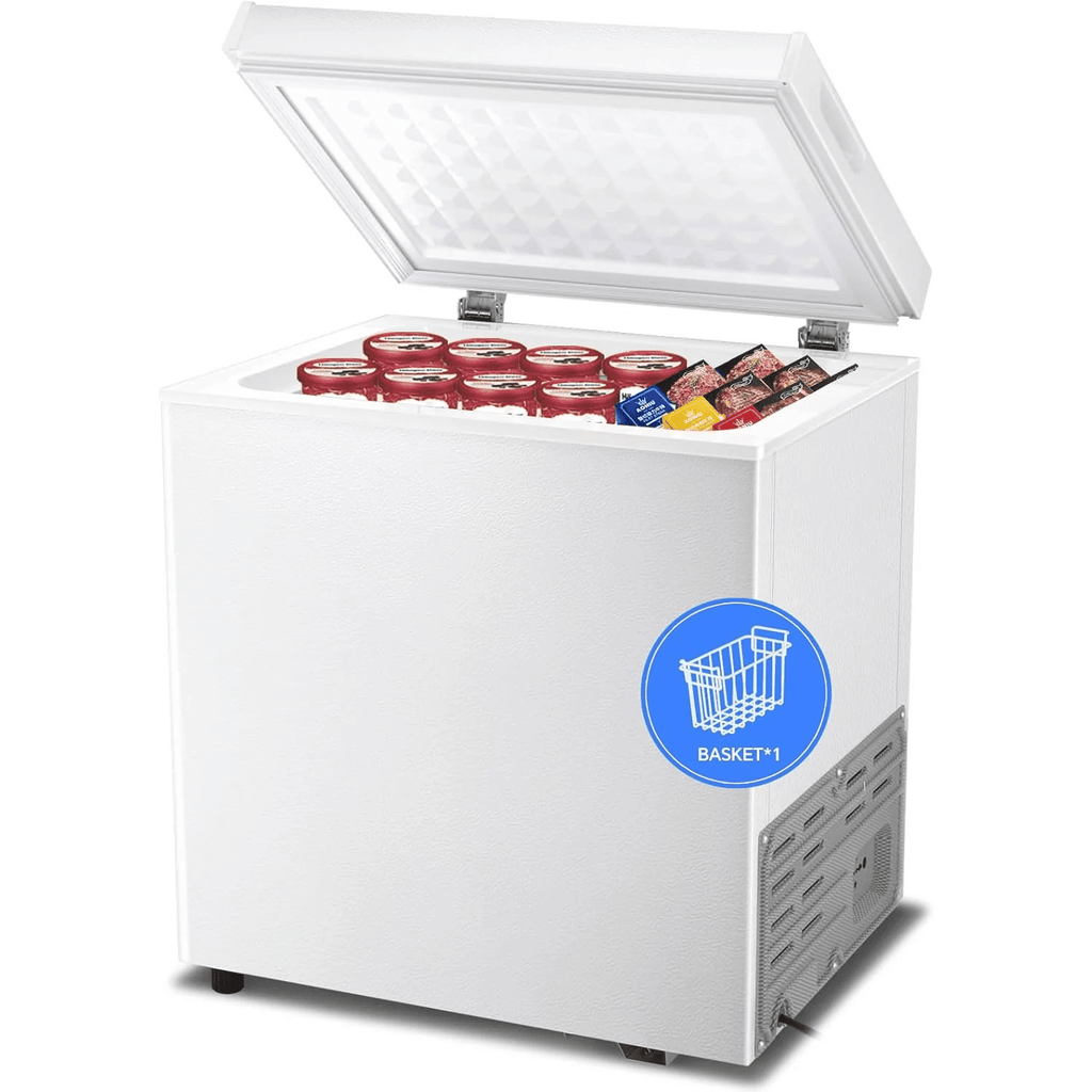 3.5 Cubic Feet Chest Freezer with 2 Removable Baskets D5897H - Kismile