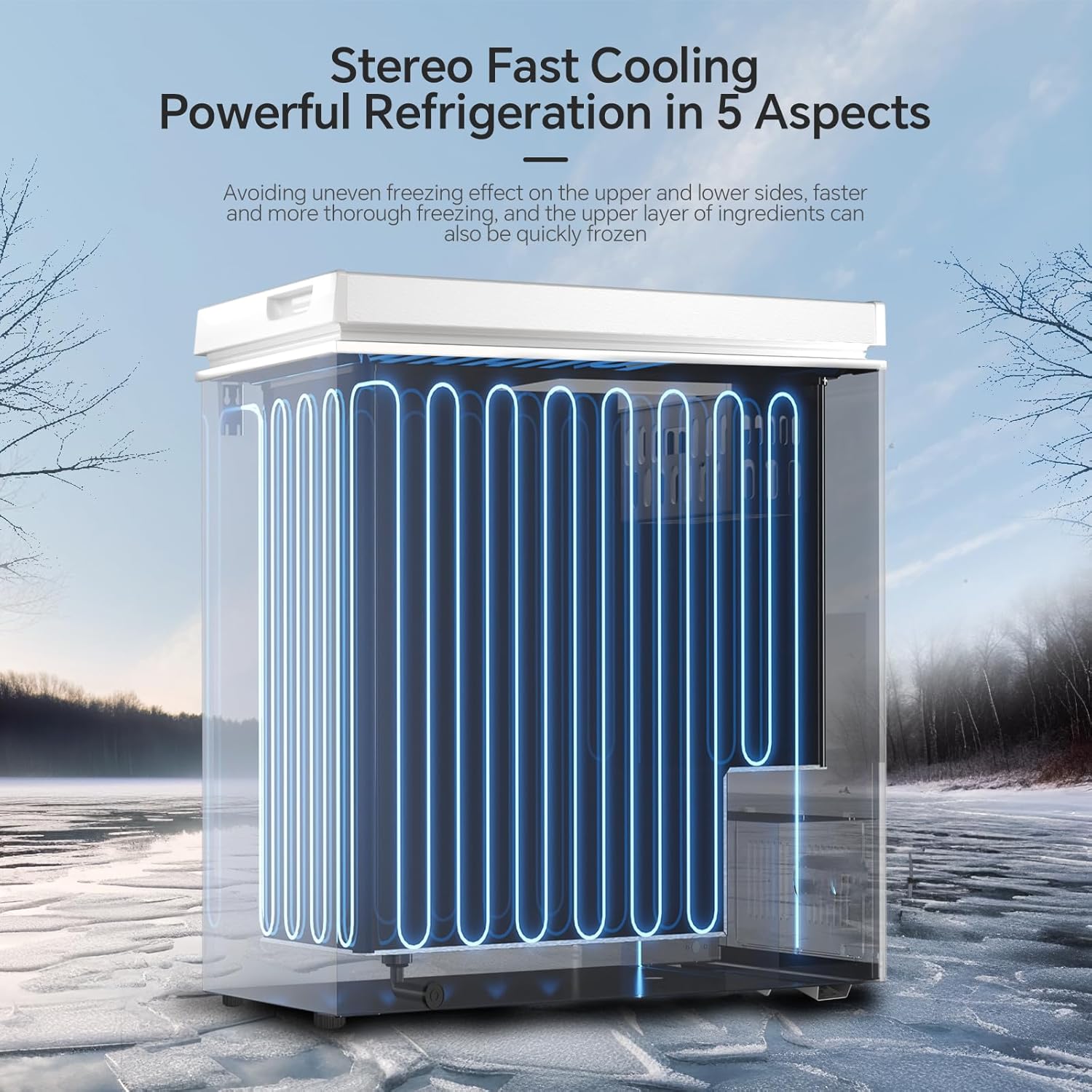 5.0 Cu. Ft. & 2.7 Cu. Ft. Mini Chest Freezer - Kismile