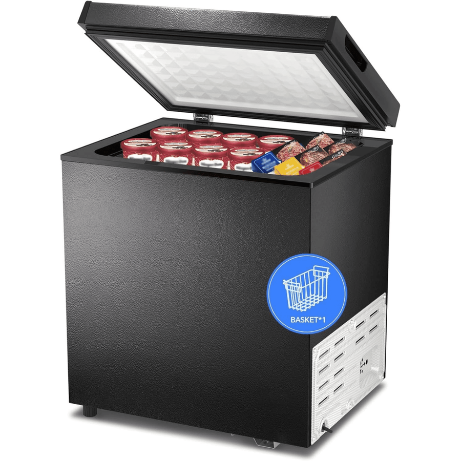 3.5 Cubic Feet Chest Freezer with 2 Removable Baskets D5897H - Kismile