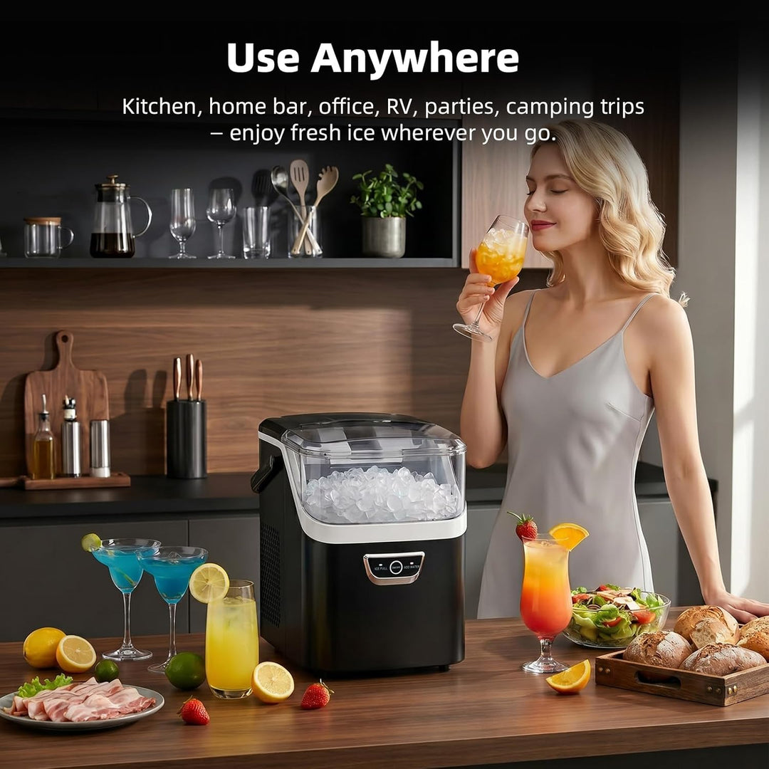 35Lbs/24H Nugget Ice Maker Countertop IM11002 - Kismile