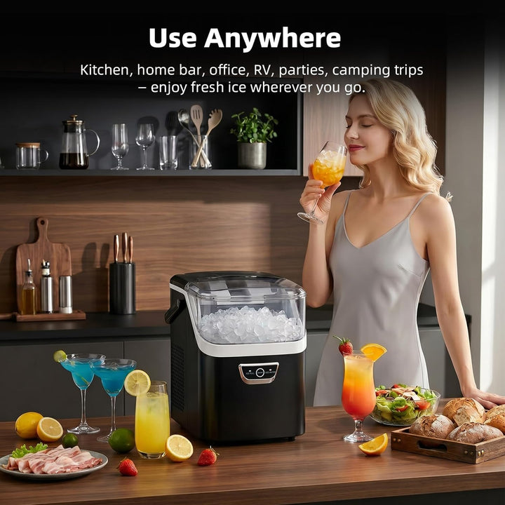 35Lbs/24H Nugget Ice Maker Countertop IM11002 - Kismile