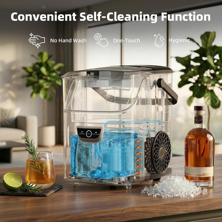 35Lbs/24H Nugget Ice Maker Countertop IM11002 - Kismile