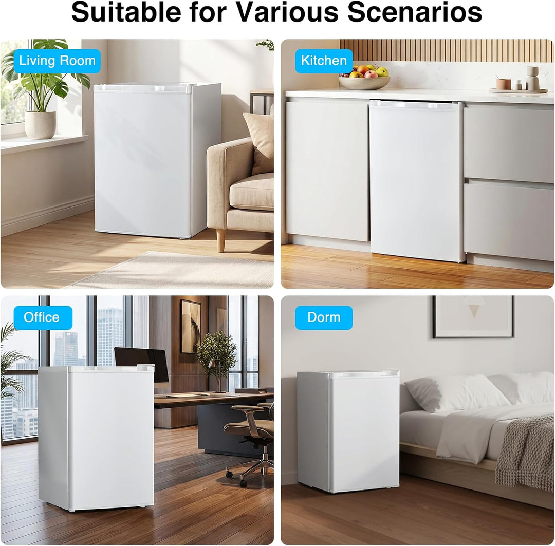 4.5 Cu.ft Mini Fridge with Freezer 58128RRE1 - Kismile