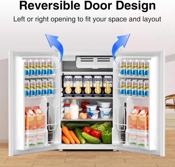 4.5 Cu.ft Mini Fridge with Freezer 58128RRE1 - Kismile