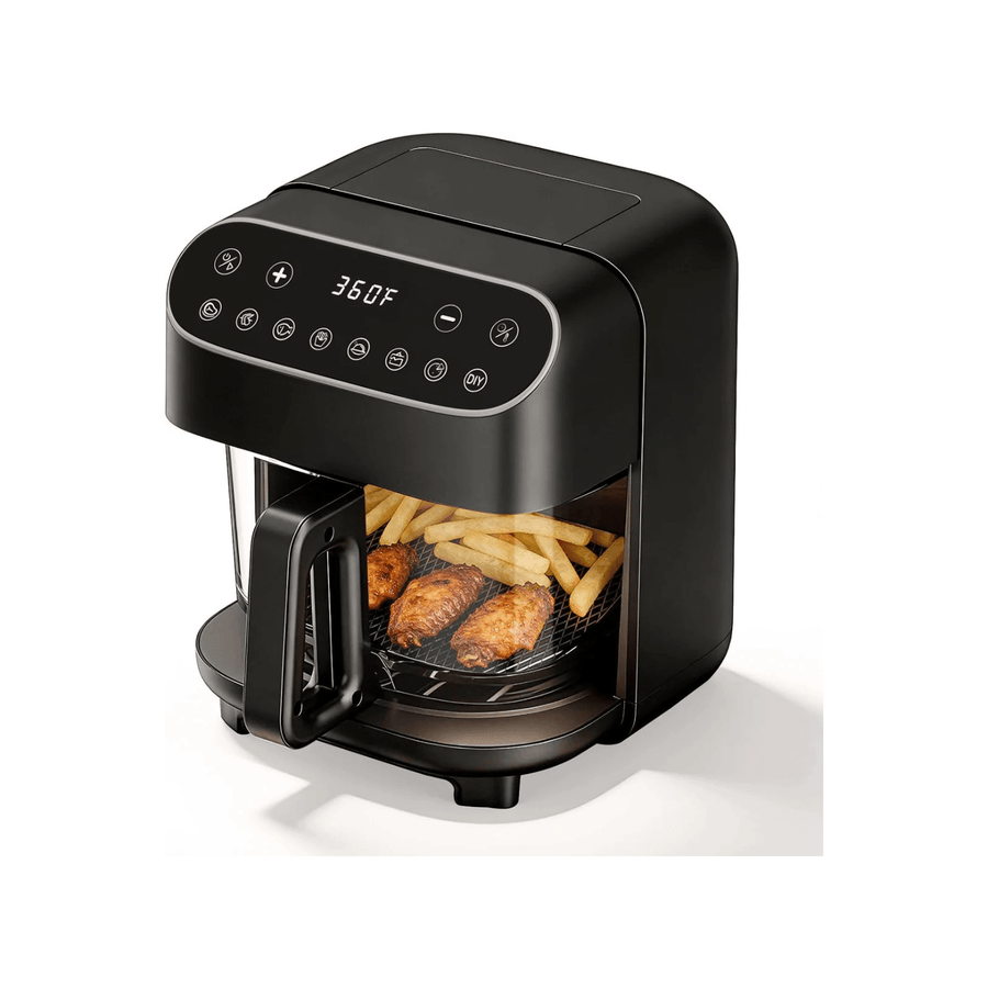 5 Quart Non-Toxic Air Fryer with Visible Fry Bowl 12420KAF0 - Kismile