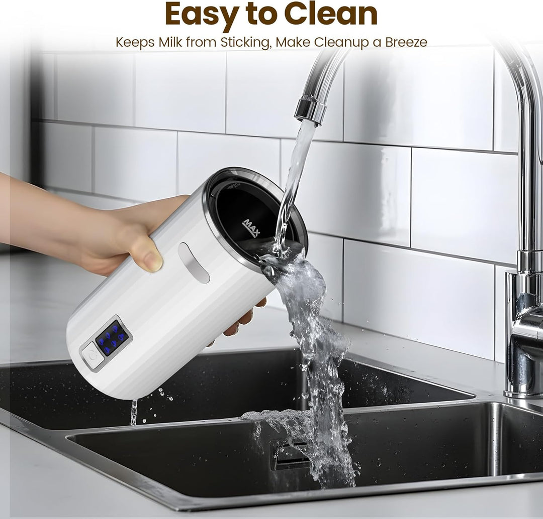 6 - in - 1 Electric Milk Frother with Stainless Steel Inner Tank 29108KMI0 - Kismile