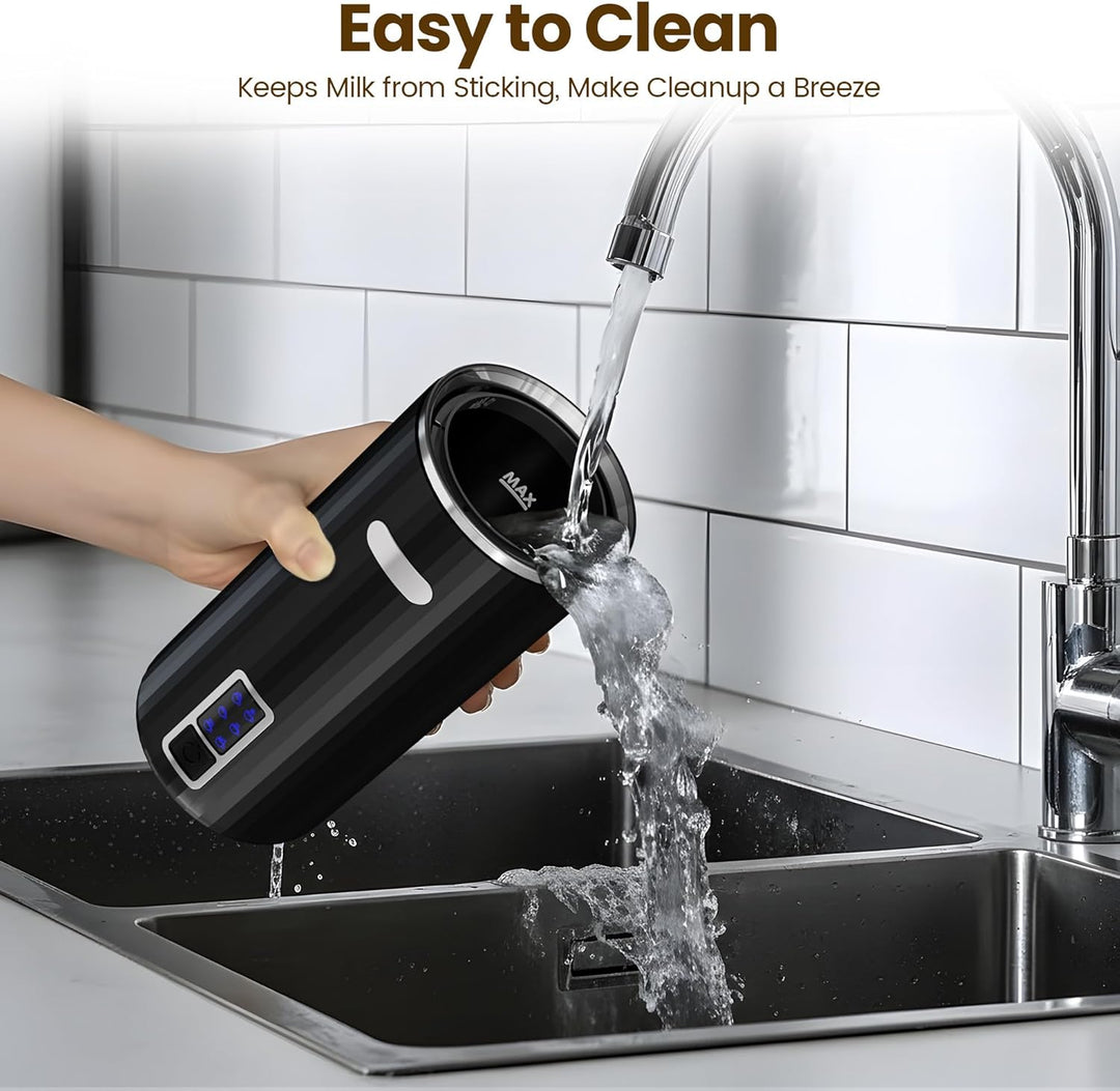 6 - in - 1 Electric Milk Frother with Stainless Steel Inner Tank 29108KMI0 - Kismile