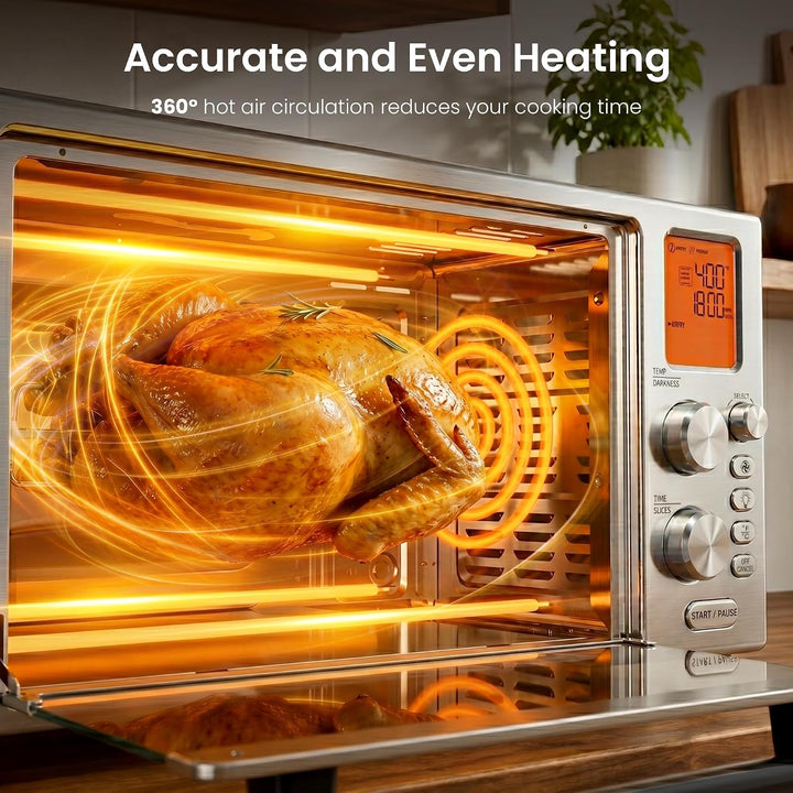Kismile 12-in-1 Air Fryer Toaster Oven Combo 24122KAF0