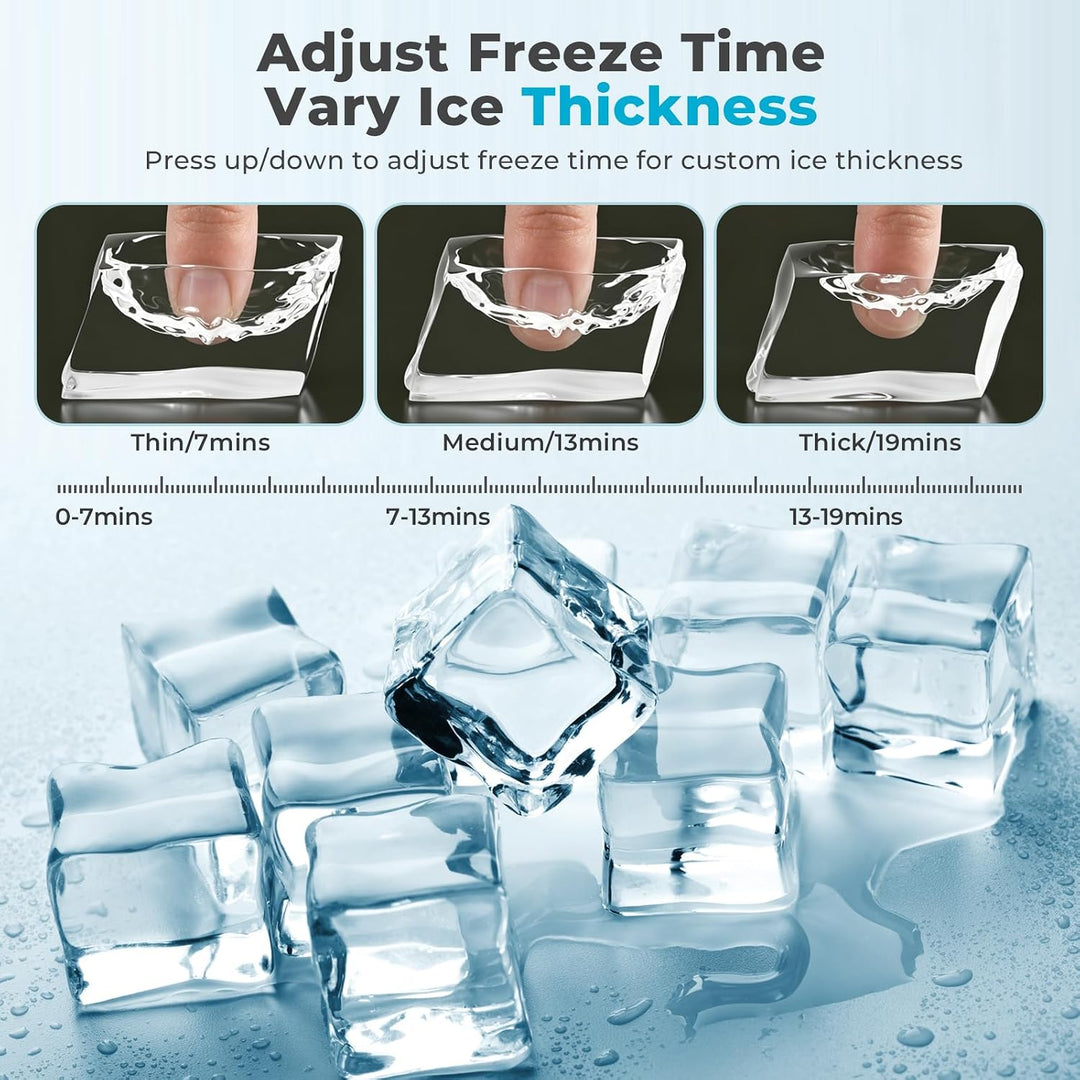 26Lbs/Day Countertop Ice Cube Maker IM5812F