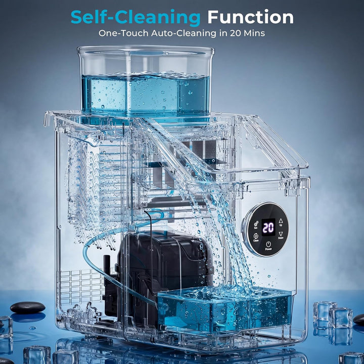 26Lbs/Day Countertop Ice Cube Maker IM5812F
