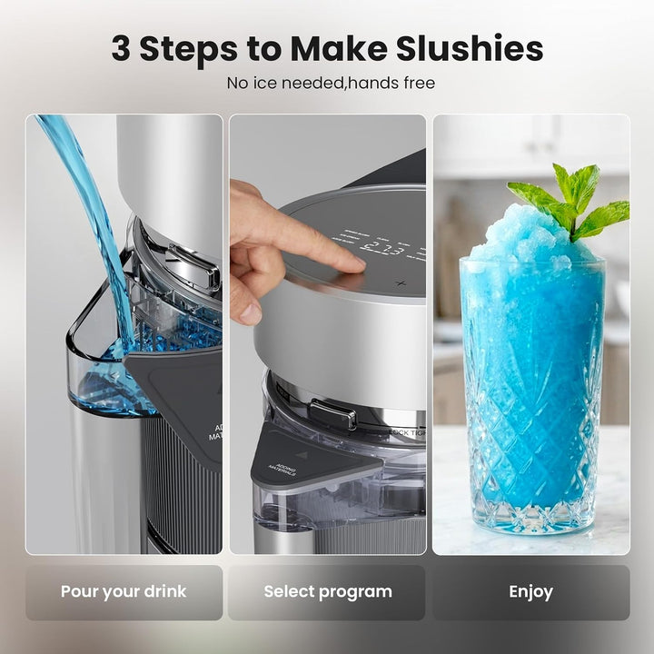 Kismile 3 in 1 Slushie Machine for Home BM0412