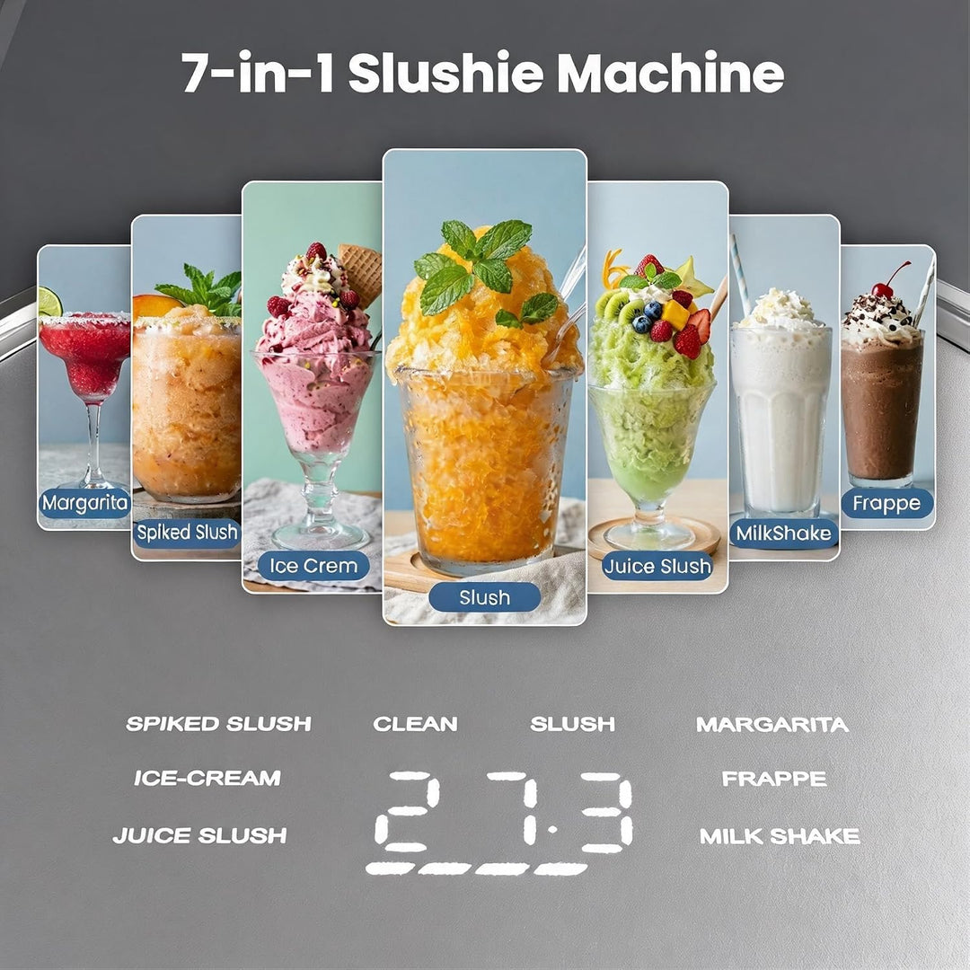 Kismile 3 in 1 Slushie Machine for Home BM0412
