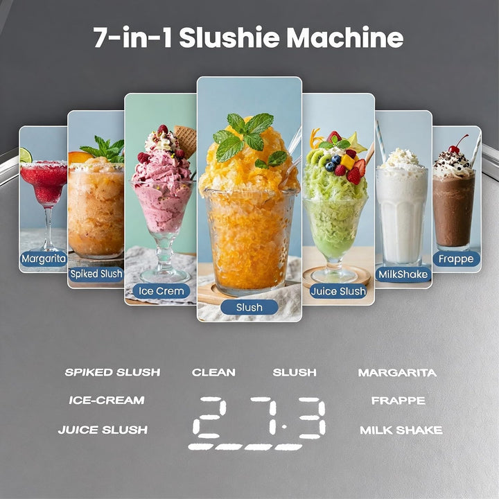 Kismile 3 in 1 Slushie Machine for Home BM0412