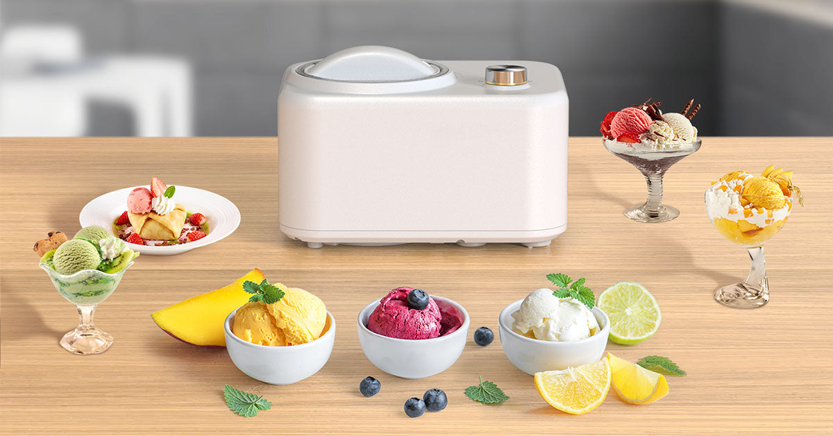 0.8L Ice Cream Maker with Compressor IC3908 - Kismile