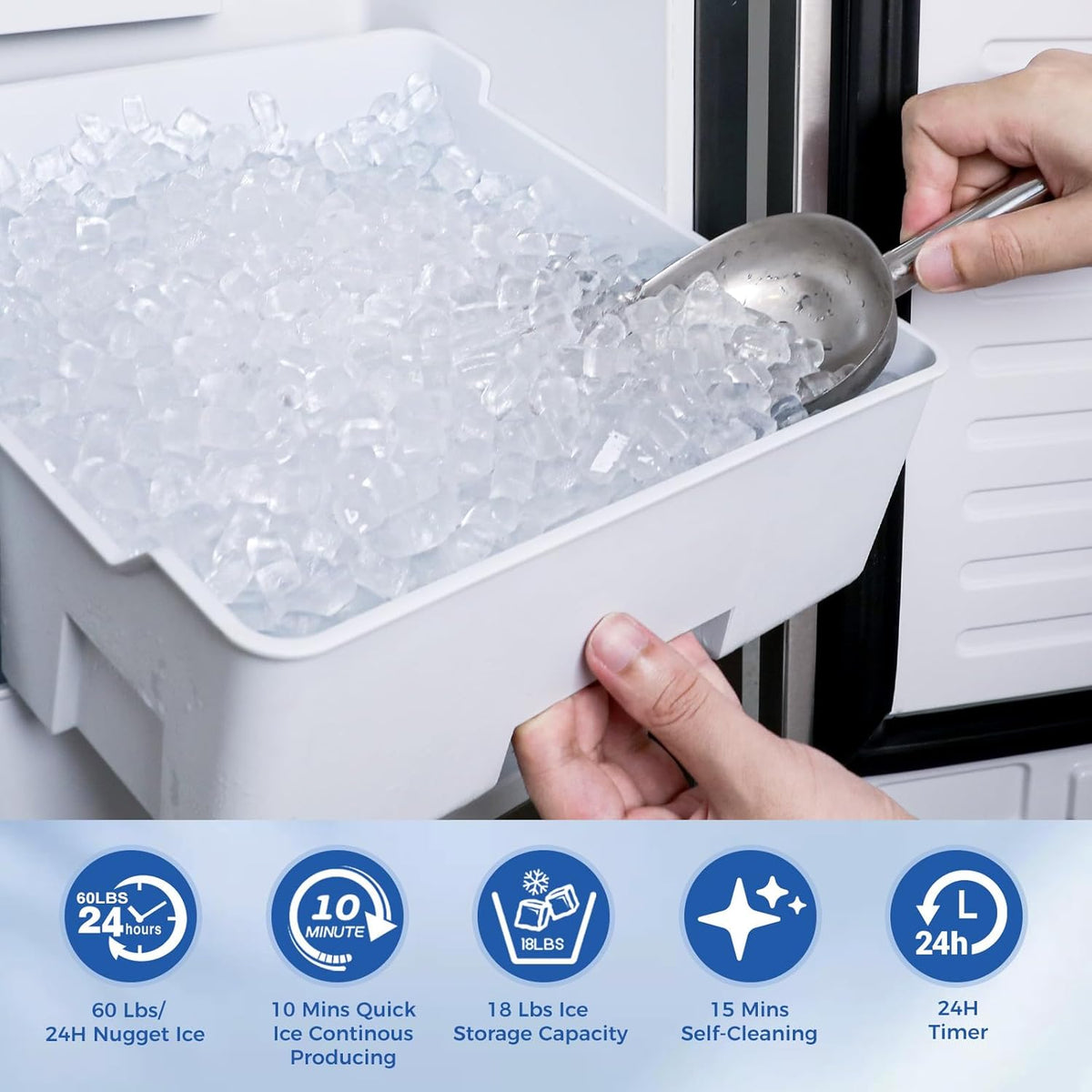 Built-in Undercounter Commercial Ice Maker - Kismile