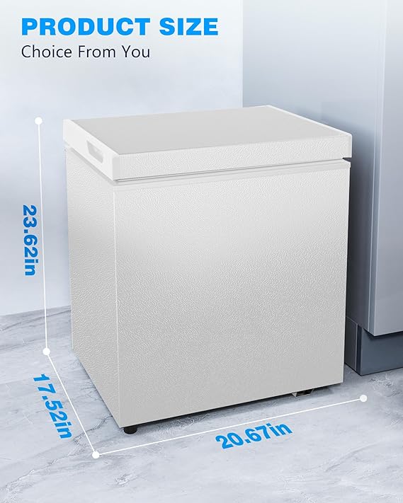 Chest Freezer with Removable Basket D5880H - Kismile