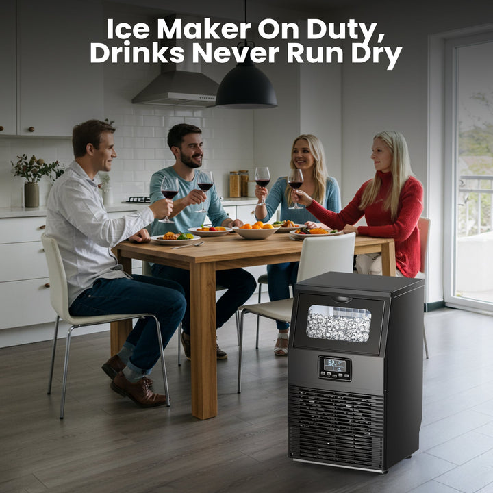 Commercial Ice Maker Machine 80 lbs\66 lbs - Kismile