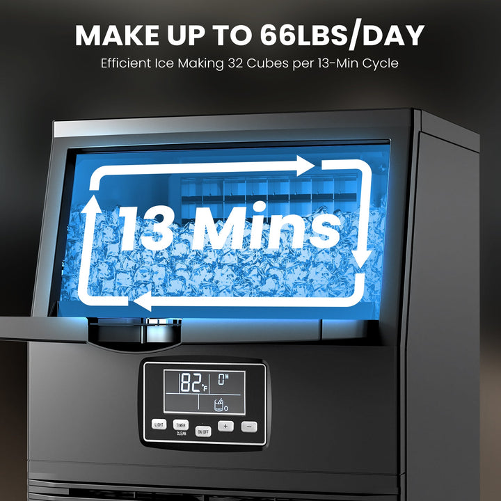 Commercial Ice Maker Machine 80 lbs\66 lbs - Kismile