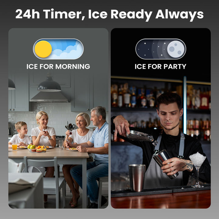 Commercial Ice Maker Machine 80 lbs\66 lbs - Kismile