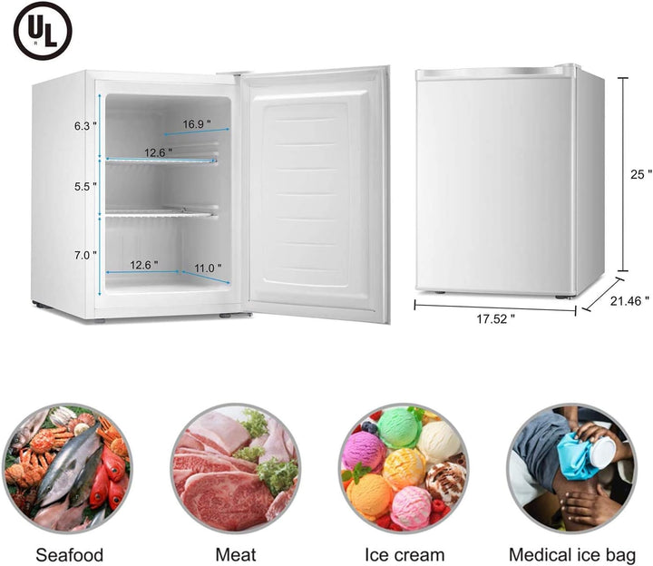 Compact Chest Upright Freezer1.1 cu.D5840C - Kismile