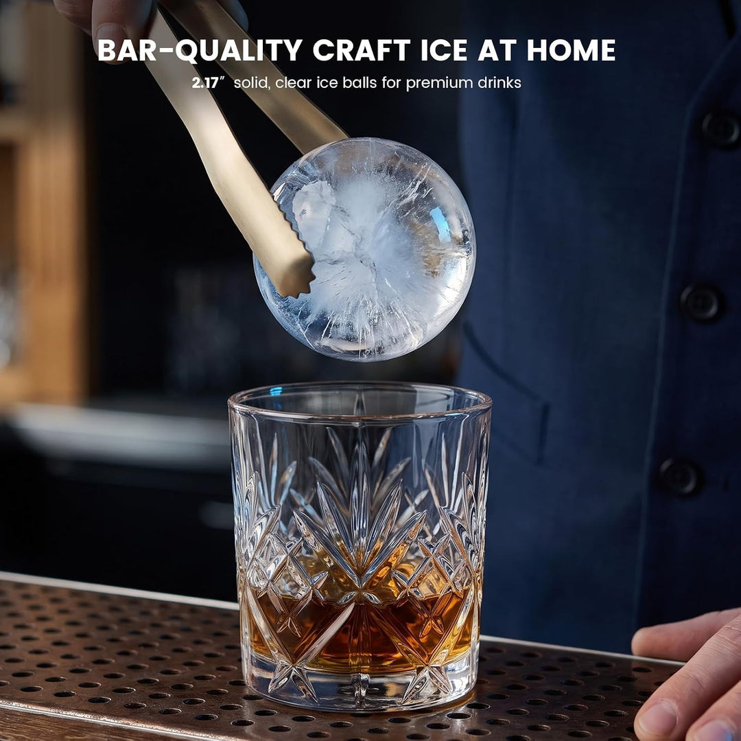 Countertop Clear Ice Sphere Maker Machine 2.17 Inch Ice Ball IM5855 - Kismile